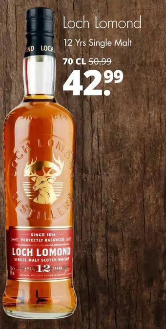 Mitra Loch lomond 12 yrs single malt aanbieding
