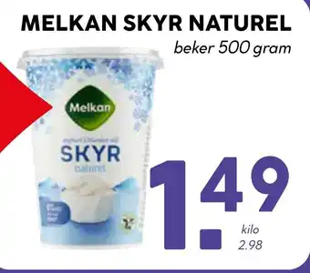 MCD Supermarkt Melkan skyr naturel aanbieding