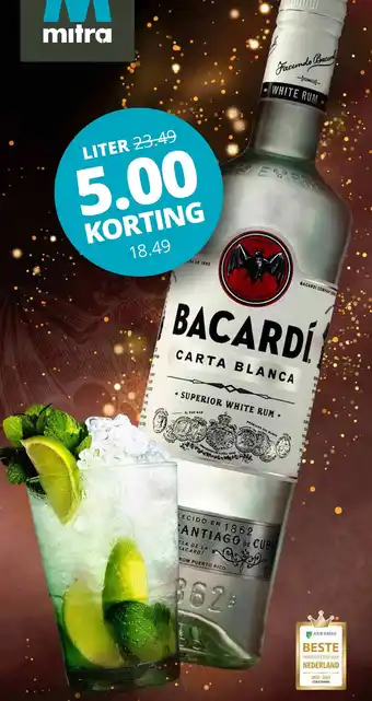 Mitra Bacardi aanbieding