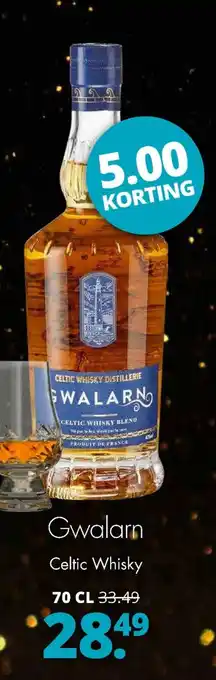 Mitra Gwalarn celtic whisky aanbieding