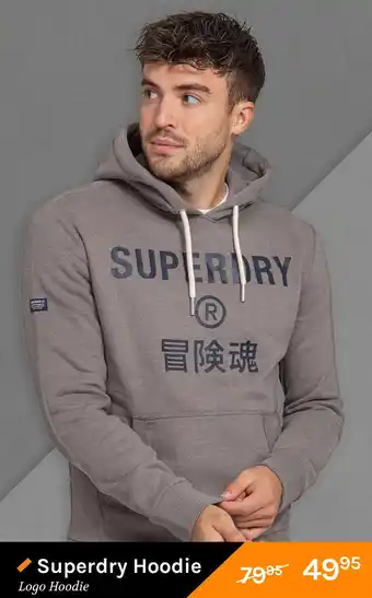 Suitable Superdry hoodie logo hoodie aanbieding