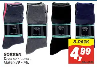 Dekamarkt Sokken aanbieding