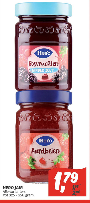 Dekamarkt Hero jam aanbieding