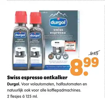 Plentyparts Swiss espresso ontkalker aanbieding