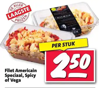 Nettorama Filet americain speciaal, spicy of vega aanbieding