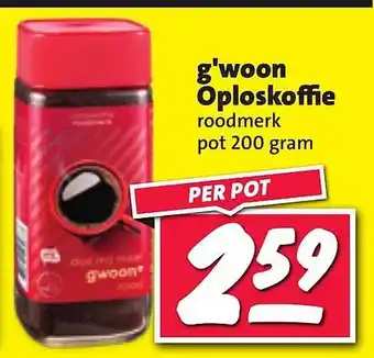 Nettorama G'woon oploskoffie aanbieding