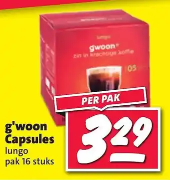 Nettorama G'woon capsules aanbieding