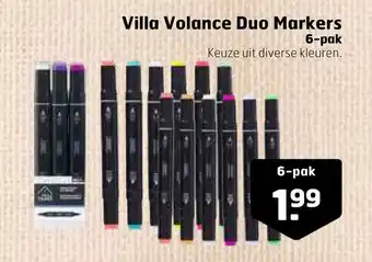 Trekpleister Villa volance duo markers aanbieding