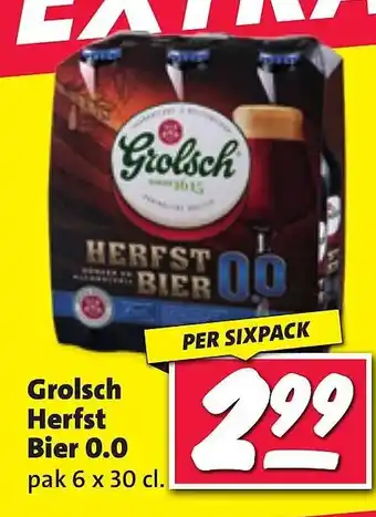 Nettorama Grolsch herfst bier 0.0 aanbieding