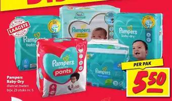 Nettorama Pampers baby-dry aanbieding