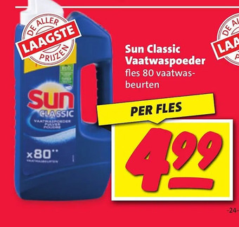 Nettorama Sun classic vaatwaspoeder aanbieding