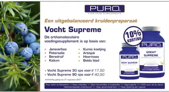 De Rode Pilaren Puro Vocht Supreme aanbieding