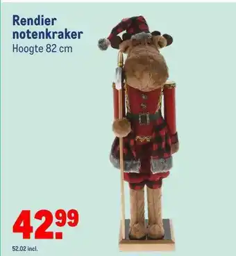 Makro Rendier notenkraker aanbieding