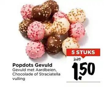 Vomar Voordeelmarkt Popdots gevuld aanbieding