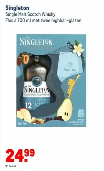 Makro Singleton single malt scotch whisky aanbieding