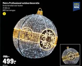 Makro Metro professional outdoordecoratie aanbieding