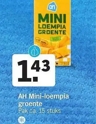 Albert Heijn Ah mini-loempia groente aanbieding