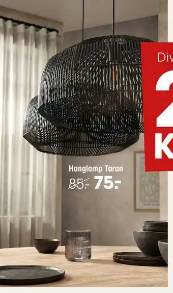 Kwantum Hanglamp taran aanbieding