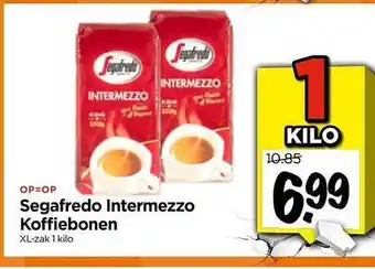 Vomar Voordeelmarkt Segafredo intermezzo koffiebonen aanbieding