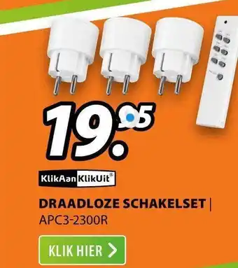 Expert Klikaanklikuit draadloze schakelset | apc-2300r aanbieding