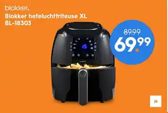 Blokker Blokker heteluchtfriteuse xl bl-18303 aanbieding