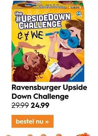 Blokker Ravensburger upside down challenge aanbieding