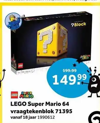 Intertoys Lego super mario 64 vraagtekenblok aanbieding