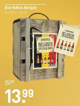 Gall & Gall Bier & Box Belgie 4x25cl+33cl aanbieding