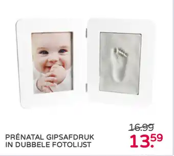 Prenatal Gipsafdruk in Dubbele Fotolijst aanbieding