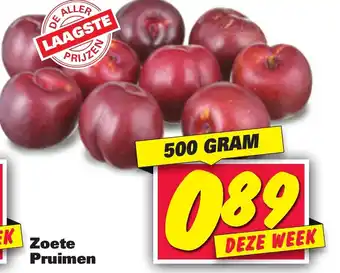 Nettorama Zoete Pruimen 500 gram aanbieding