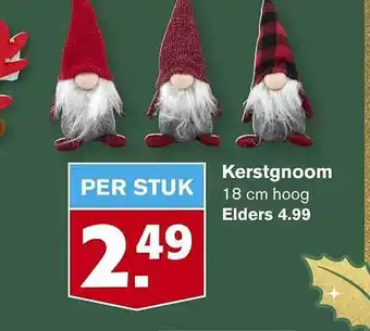 Hoogvliet Kerstgnoom aanbieding