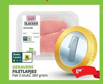 Dekamarkt Dekavers filetlapjes aanbieding