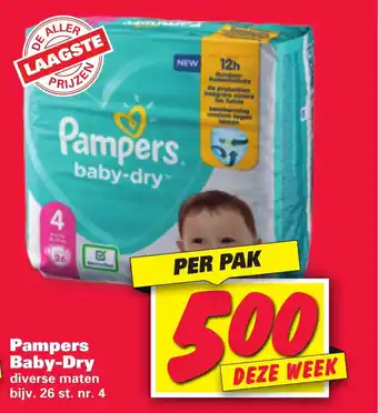 Nettorama Pampers Baby-Dry aanbieding