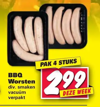 Nettorama BBQ Worsten aanbieding