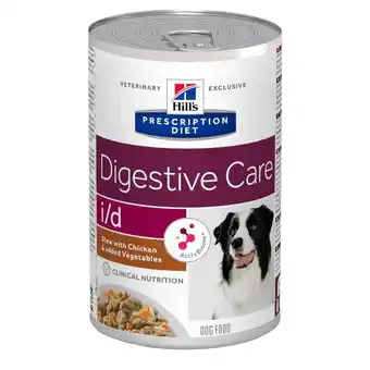 Zooplus Hill's prescription diet i/d digestive care stoofpotje met kip voor honden 12 x 354 g aanbieding