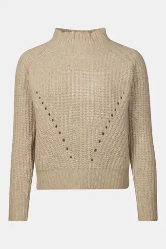 Bever Ayacucho fiocco wool jumper trui dames taupe aanbieding