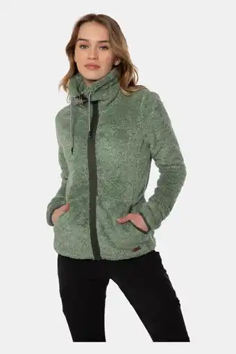 Bever Protest riri full zip top lichtgroen aanbieding