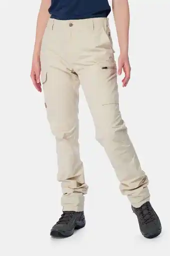 Bever Fjällräven travellers mt broek regular dames wit aanbieding