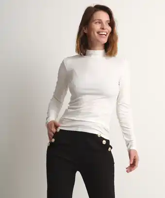 terStal Turtleneck top wit in maat aanbieding