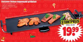 Dirk Cuisinier deluxe teppanyaki grillplaat aanbieding