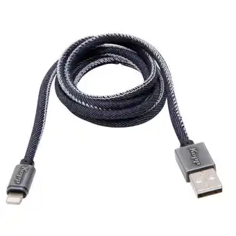 Praxis Kopp usb lightning kabel 1m demin look aanbieding