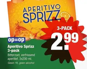 ALDI Aperitivo Sprizz 3-Pack aanbieding