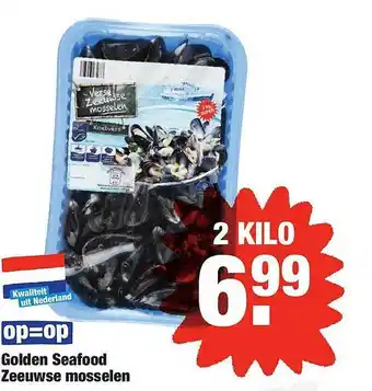 ALDI Golden Seafood Zeeuwse Mosselen aanbieding