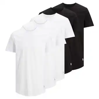 Plutosport Jack & jones noa crew t-shirts heren (5-pack) aanbieding