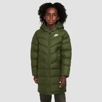 Perry Sport Nike nike sportswear synthetic-fill hooded parka winterjas groen kinderen aanbieding