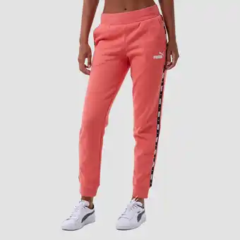 Perry Sport Puma puma power tape joggingbroek roze dames aanbieding