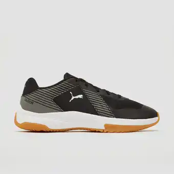 Perry Sport Puma puma varion indoorschoenen zwart/grijs kinderen aanbieding