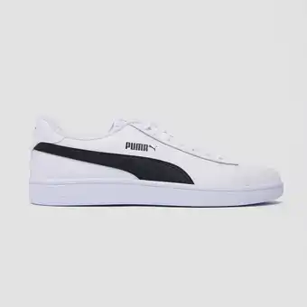 Perry Sport Puma smash v2 low sneakers wit/zwart heren aanbieding