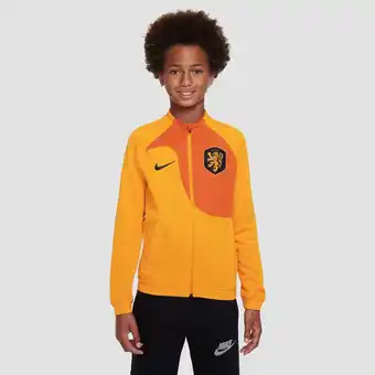 Perry Sport Nike knvb nederland academy pro trainingsjas 22/23 oranje kinderen aanbieding