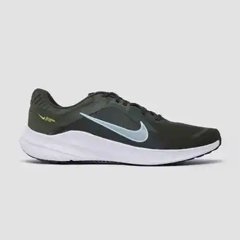 Perry Sport Nike quest 5 hardloopschoenen groen heren aanbieding